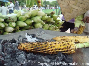 corn roasting